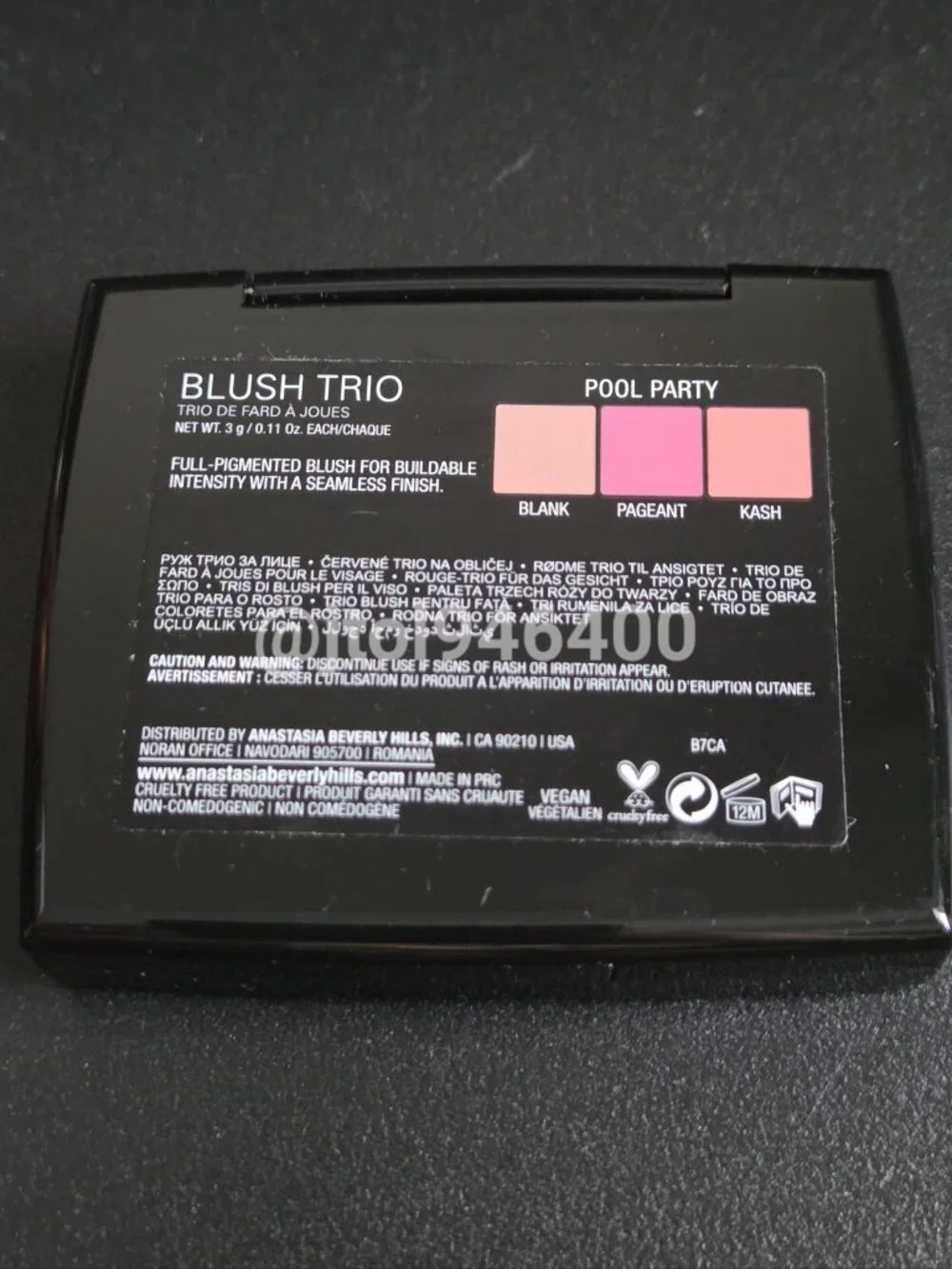 Anastasia Beverly Hills Pool Party Blush Trio